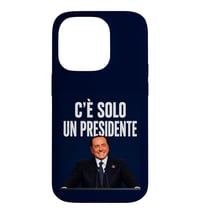 NONEUTRAL Obal na iPhone 14 Pro Berlusconi – dizajn Presidente, priehľadný ochranný kryt 2