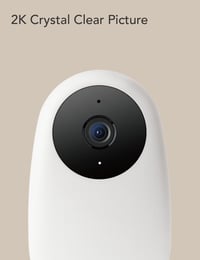 Detská pestúnka Nooie s kamerou, 2K HD rozlíšenie, Wi-Fi, nočné videnie, detekcia pohybu a zvuku, obojsmerný zvuk, kompatibilná s Alexou, mobilná aplikácia, biela 2