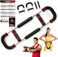 Aparat de antrenament pentru brațe și piept NOONCRAZY Twister, rezistență reglabilă 13-27 kg, echipament pentru exerciții partea superioară a corpului acasă, cu poster de antrenament inclus, pentru bărbați și femei 1
