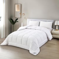 Plapumă de iarnă NORA HOME Oslo 155x220 cm, 400 g/m², extra călduroasă, hipoalergenică, certificată Oeko-TEX, lavabilă, albă 1