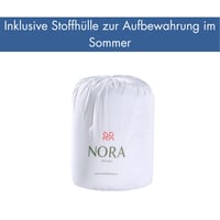 Plapumă de iarnă NORA HOME Oslo 155x220 cm, 400 g/m², extra călduroasă, hipoalergenică, certificată Oeko-TEX, lavabilă, albă 5
