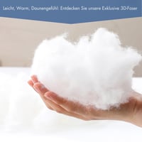 Plapumă de iarnă NORA HOME Oslo 155x220 cm, 400 g/m², extra călduroasă, hipoalergenică, certificată Oeko-TEX, lavabilă, albă 4