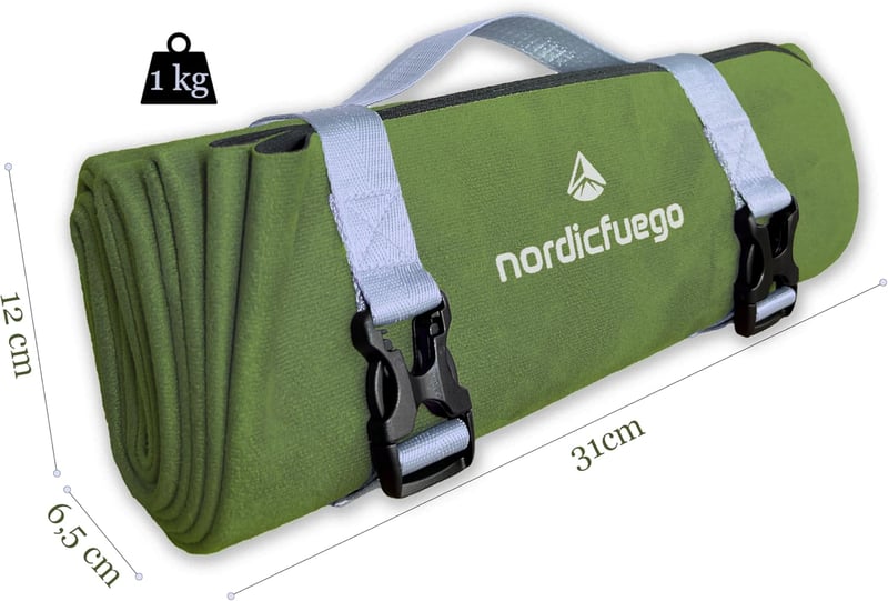 nordicfuego Yoga Mat Csúszásmentes Természetes Gumi Hordozható Fitness Szőnyeg