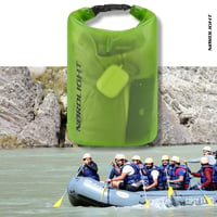 Nordlight Vodotesná sada tašiek 3 ks (antracitová) - Dry Bag 10L + Vodotesné puzdro na telefón + Vodotesná ľadvinka | Ochrana IPX8 | S nastaviteľnými popruhmi na pláž, na paddleboard (SUP) 9
