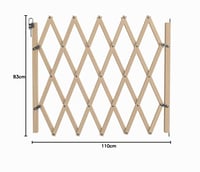 Nordlinger Pro Stop'Fix Otváracia drevená zábrana pre domáce zvieratá – 60x110 cm, drevené vyhotovenie 7