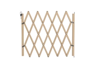 Nordlinger Pro Stop'Fix sklopiva drvena pregrada za kućne ljubimce – 60x110 cm, drveni dizajn