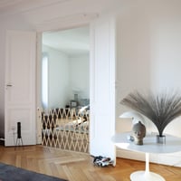 Poartă extensibilă din lemn pentru animale de companie Nordlinger Pro Stop Max 742011 - 60-230 cm - Lemn natural 2