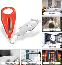 Norhogo Ajtólánc Biztonsági Zár Utazáshoz Otthonhoz Apartmanhoz Hotelhez 8