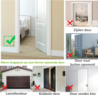 Norhogo Ajtólánc Biztonsági Zár Utazáshoz Otthonhoz Apartmanhoz Hotelhez 9