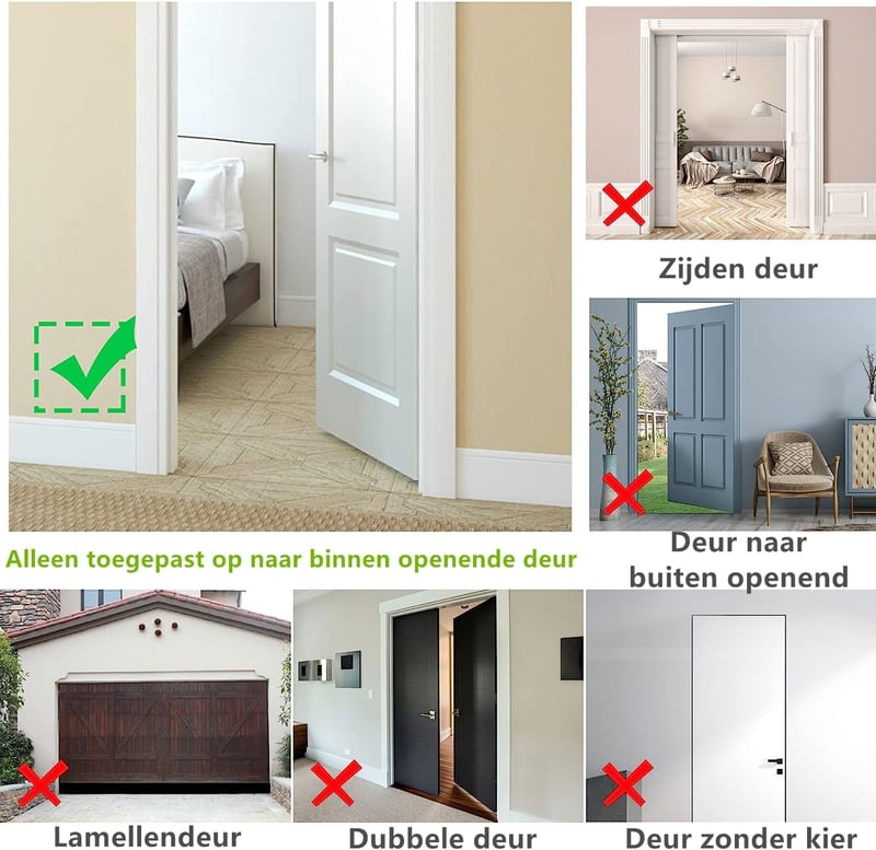 Norhogo Ajtólánc Biztonsági Zár Utazáshoz Otthonhoz Apartmanhoz Hotelhez