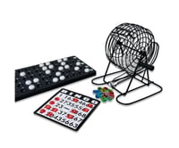 Spoločenská hra Noris Deluxe Bingo – Klasické bingo s guľôčkovým podávačom, 90 guľôčkami, otočným osudím a kartičkami na bingo, pre dospelých a deti 9