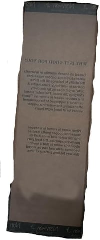 NORMAN JR Réz Vizes Palack 1L - 3 db-os Ajándékszett, Ayurvédikus Tiszta Réz Kulacs, Egészségügyi Előnyökkel, Több Vízfogyasztást Segít Elő 7