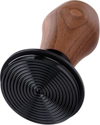 Normcore 53.3mm Eszpresszó Kávétömörítő V4 - Rugós Tamper Titán Bevonattal, Bordázott Alap, Amerikai Diófa Fogantyú 4