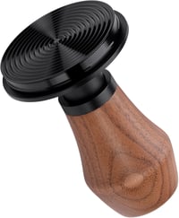 Normcore 53.3mm Eszpresszó Kávétömörítő V4 - Rugós Tamper Titán Bevonattal, Bordázott Alap, Amerikai Diófa Fogantyú 1