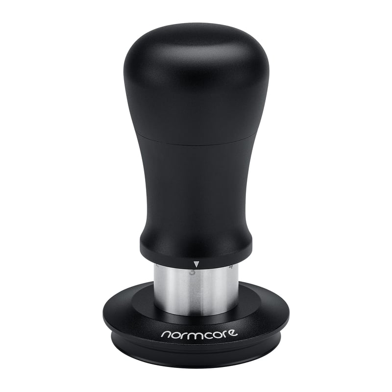 Normcore Espresso Tamper V5 opružni potiskivač kave s titanskim premazom - 53,3 mm - crni