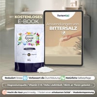 Nortembio Epsom Fürdősó 800g - 100% Tiszta Magnéziumforrás C és E Vitaminnal - Száraz és Érett Bőrre - Természetes Fürdőápolás 4