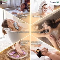 Nortembio Epsom Fürdősó 800g - 100% Tiszta Magnéziumforrás C és E Vitaminnal - Száraz és Érett Bőrre - Természetes Fürdőápolás 3