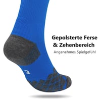 Northdeer Șosete de fotbal pentru copii, șosete de fotbal pentru băieți, 2 perechi - mărimea EU 31-34 - Șosete sport, șosete de antrenament pentru fotbal 3
