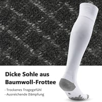 Northdeer Șosete de fotbal pentru copii, șosete de fotbal pentru băieți, 2 perechi - mărimea EU 31-34 - Șosete sport, șosete de antrenament pentru fotbal 5