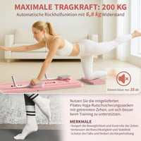 Northdeer Pilates Reformer Összecsukható 8 az 1-ben Fitness Készlet Otthonhoz 4