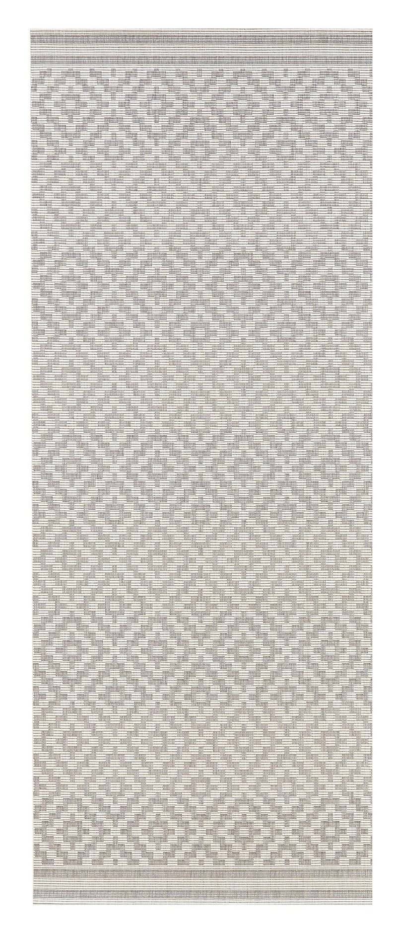 NORTHRUGS Vnútorný a vonkajší koberec s kosoštvorcovým vzorom 160x230 cm - Vodoodolný moderný geometrický behúň na balkón, terasu, do záhrady a obývačky