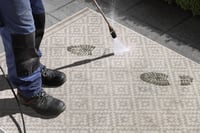 NORTHRUGS Vnútorný a vonkajší koberec s kosoštvorcovým vzorom 160x230 cm - Vodoodolný moderný geometrický behúň na balkón, terasu, do záhrady a obývačky 2