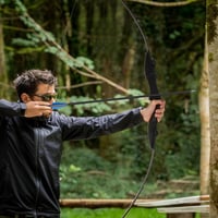 NorthSpoor Visszahajló Íj Szett 40 lbs - Szétszerelhető Reflex Íj Jobb és Balkezeseknek, Karbon Nyilakkal, Céllapokkal - Kültéri Íjászat Fel 8
