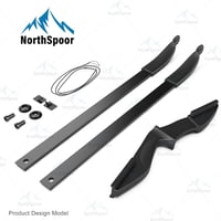 NorthSpoor Visszahajló Íj Szett 40 lbs - Szétszerelhető Sportíj Jobb és Balkezeseknek - Kültéri Céllövő Edzéshez 7