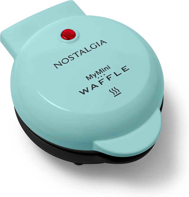 Nostalgia MWF5AQ Mymini személyes elektromos gofrisütő, kék