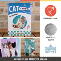 Nostalgic-Art Retro plechová dóza XL 4 l – Cat Food – Nádoba na krmivo pre mačky, zásobník na suché krmivo, vintage dizajn, darček pre milovníkov mačiek 3