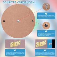 Notoke Arany fém darts tábla tartó készlet hordozható akasztós rögzítő csavarokkal, szegekkel és stabilizálókkal 4