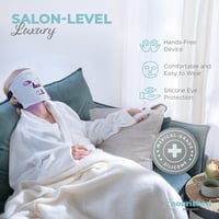 Nourished Bodynskin LED arcmaszk 114 LED-del, vörös és kék fény terápia, ráncok ellen 7