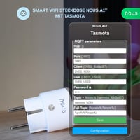 Priză inteligentă WiFi NOUS A1T 16A, cu monitorizare consum - alb 5