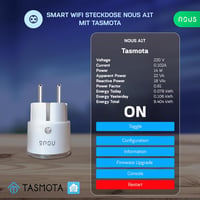 Priză inteligentă WiFi NOUS A1T 16A, cu monitorizare consum - alb 2