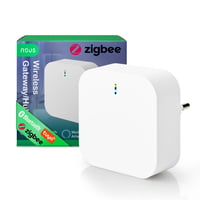NOUS E1 ZigBee brána – ZigBee 3.0 a Bluetooth hub, aplikácia Tuya/Smart Life, Wi-Fi 2,4 GHz, až 128 zariadení, inteligentná domácnosť kompatibilná s Alexa 1