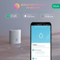 NOUS E4 ZigBee Senzor úniku vody – Inteligentný snímač vody, kompatibilný s Tuya, Smart Life, Home Assistant, MQTT, ZigBee2MQTT, SmartThings, detekcia vody 5