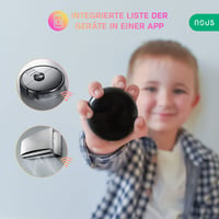 Inteligentný IR ovládač NOUS L5 – WiFi 2,4 GHz, kompatibilný s Alexa a Google Home, ovládanie cez aplikáciu Tuya Smart Life, hlasové ovládanie, infračervený vysielač, napájanie bez batérií 3