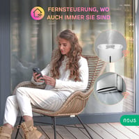Inteligentný IR ovládač NOUS L5 – WiFi 2,4 GHz, kompatibilný s Alexa a Google Home, ovládanie cez aplikáciu Tuya Smart Life, hlasové ovládanie, infračervený vysielač, napájanie bez batérií 5