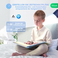 Priză inteligentă WiFi NOUS Matter cu contor de consum de energie, 16 A, 3840 W, compatibilă cu Alexa, Google Home, Apple Home, Tuya, SmartThings, 2,4 GHz 6