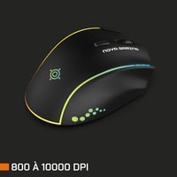 Bezdrôtová herná myš Nova Gaming Persee - čierna 5