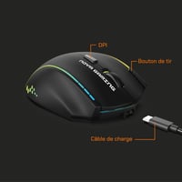 Bezdrôtová herná myš Nova Gaming Persee - čierna 6