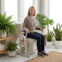 NOVA WC Biztonsági Kapaszkodó Keret - Könnyű Alumínium Fürdőszobai Segédeszköz, 136 kg Teherbírás 2