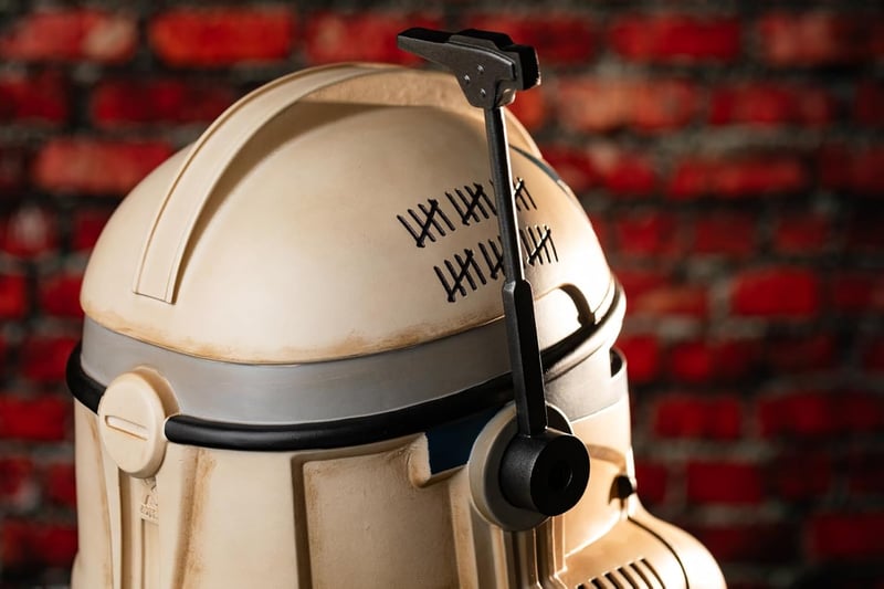 Novanime Rex Sisak - Star Wars Cosplay Jelmez Maszk Részletgazdag Gyűjtői Darab, PVC Anyagból, 20-24,4 Hüvelykes Fejméret