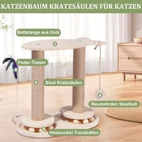 Novelfun Macskakarmoló Fa Játékfa Madaras Pihenővel Kicsi és Közepes Macskáknak 3