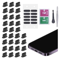 Silikónová protiprachová sada Noviatrix USB-C – 20-dielne balenie pre smartfóny 1