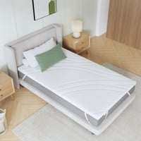 Matracový topper Novilla 120x190x5 cm z gélovej pamäťovej peny s prateľným poťahom na boxspring posteľ a pohovku 1