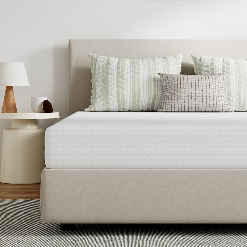 Saltea din spumă rece Novilla 140x190 cm, grosime 12 cm, suport ergonomic cu 7 zone de confort, husă detașabilă și lavabilă, certificată Oeko-TEX și CertiPUR-US