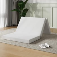 Novilla sklopivi madrac 10 cm, trodijelni pomoćni ležaj od pjene visoke gustoće, s perivom navlakom, 60x190 cm 1