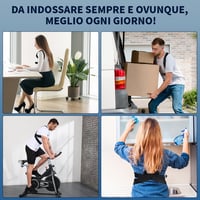 NovoBrace Hátfeszítő Mellény Férfiaknak és Nőknek, Légáteresztő Fekete M 7