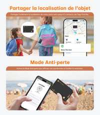 NOVOO Nabíjateľný lokalizátor kariet s bezdrôtovým nabíjaním, ultra tenký Bluetooth tracker, kompatibilný s Apple Find My, pre peňaženky, tašky a pasy, iOS 3